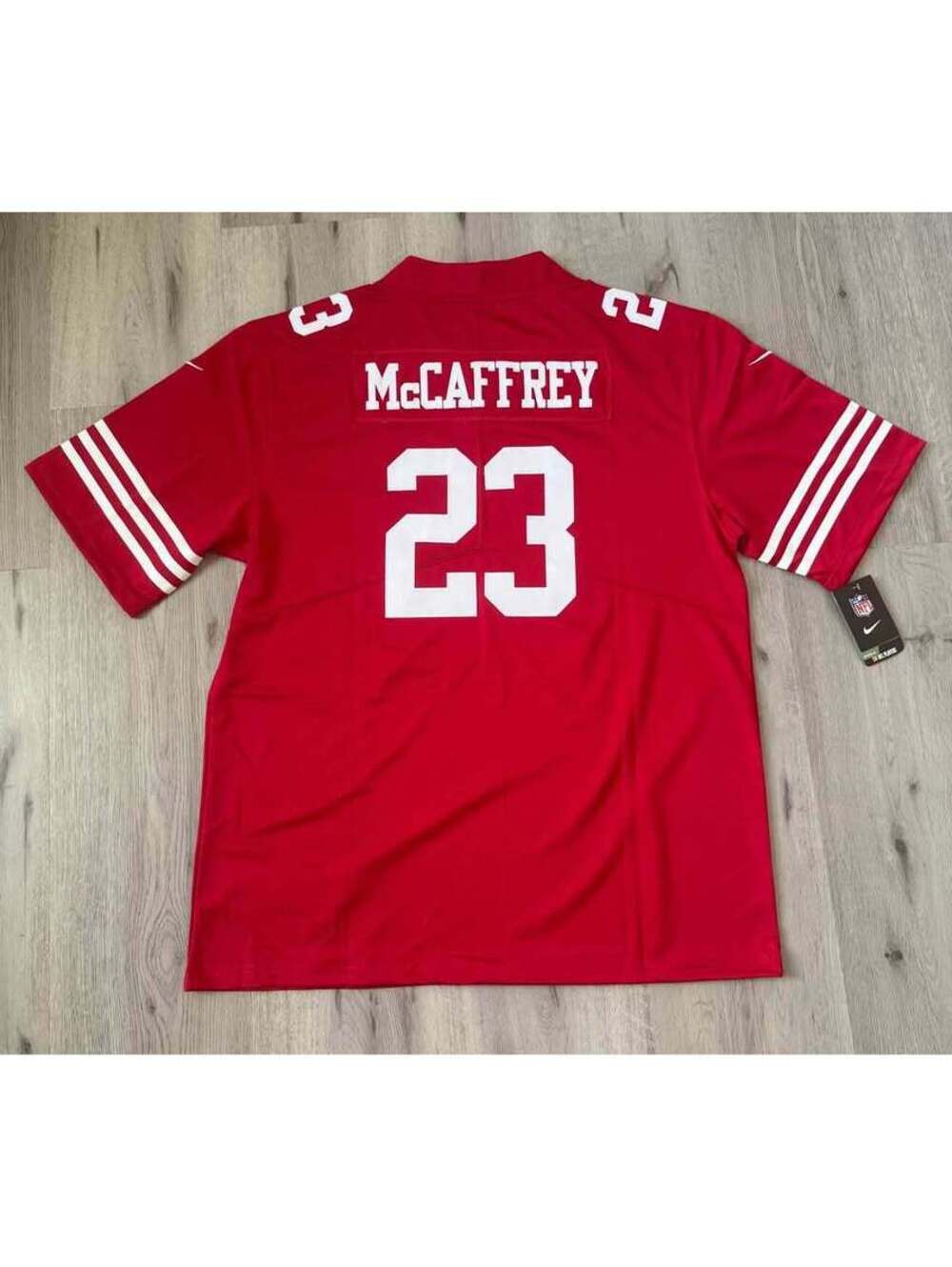 Christian McCaffrey San Francisco 49ers Jersey Adult Large